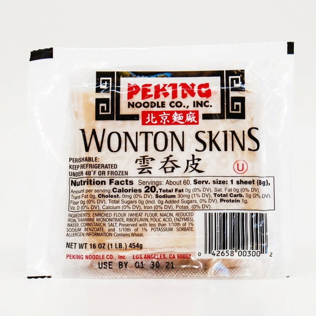 Wonton Skin Peking 454gr