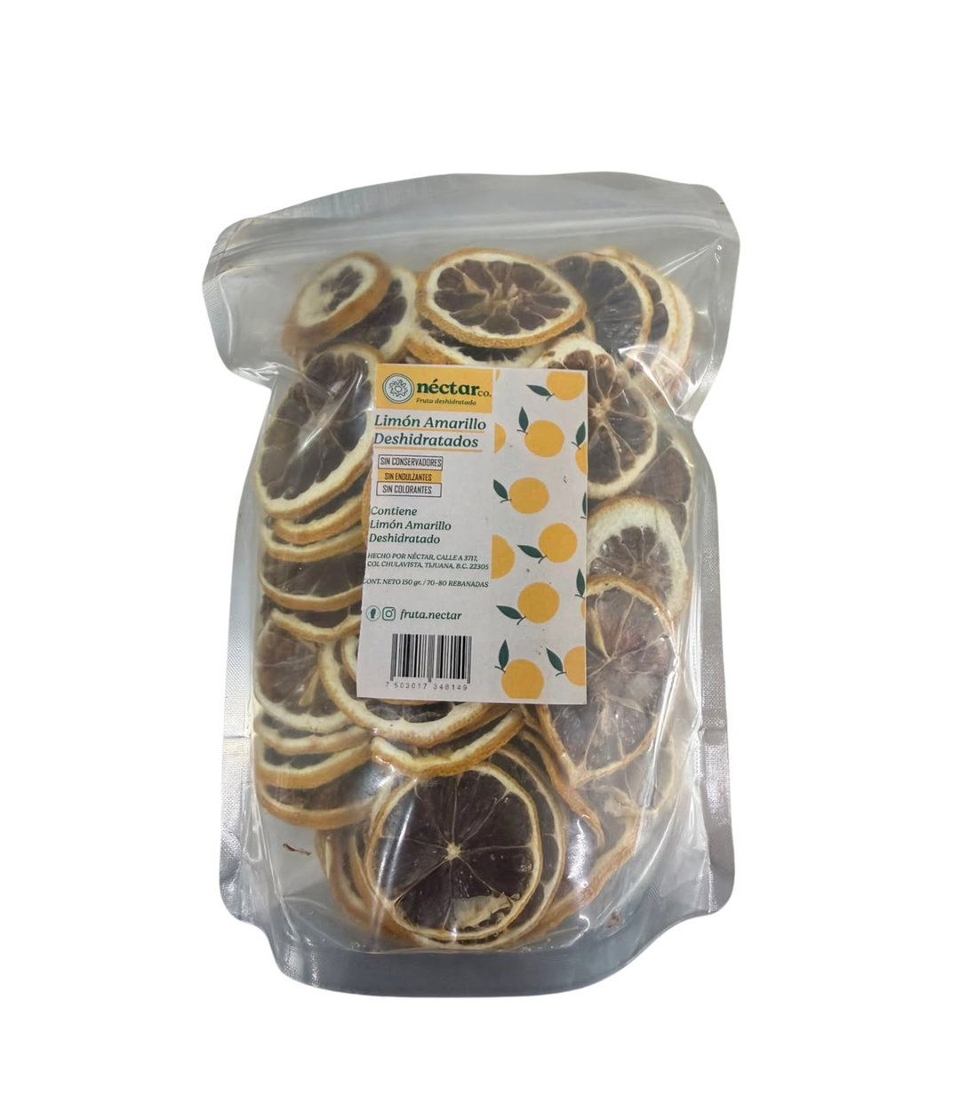 PAQUETE DE LIMON AMARILLO DESHIDRATADO 150 GRMS