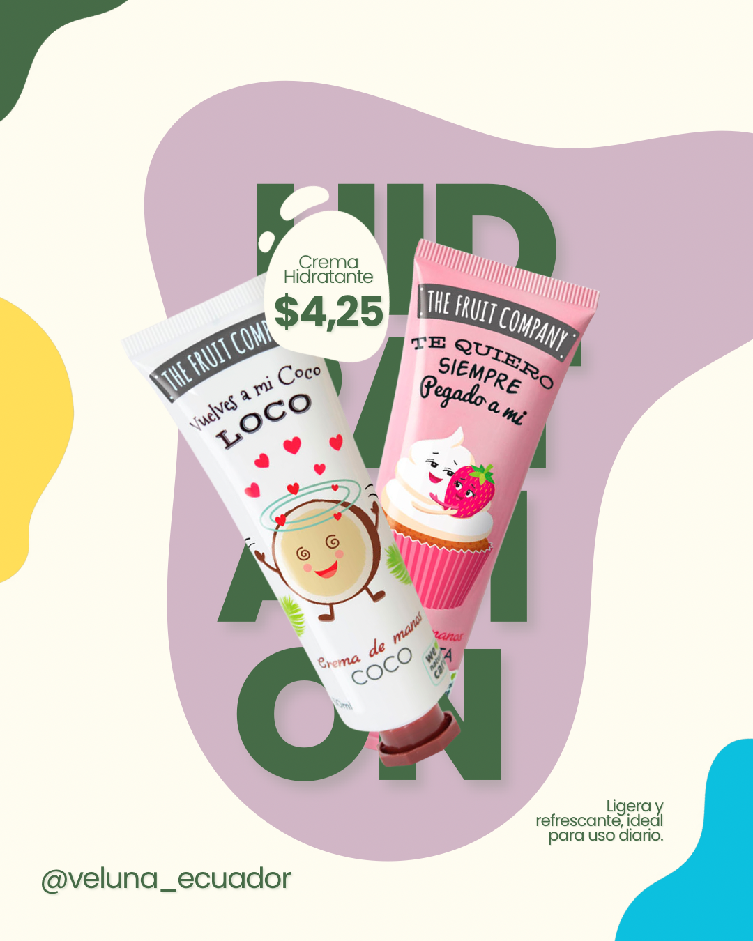 Crema hidratante de manos
