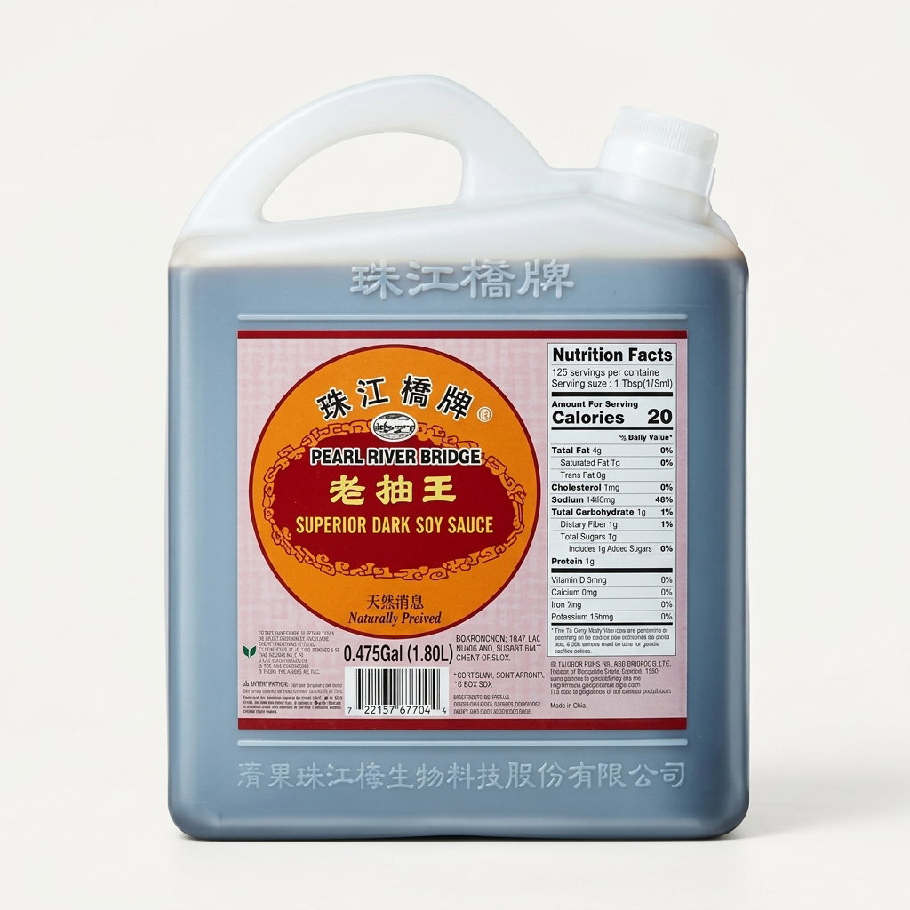 Salsa de Soya Oscura Pearl River garrafa de 1.8L
