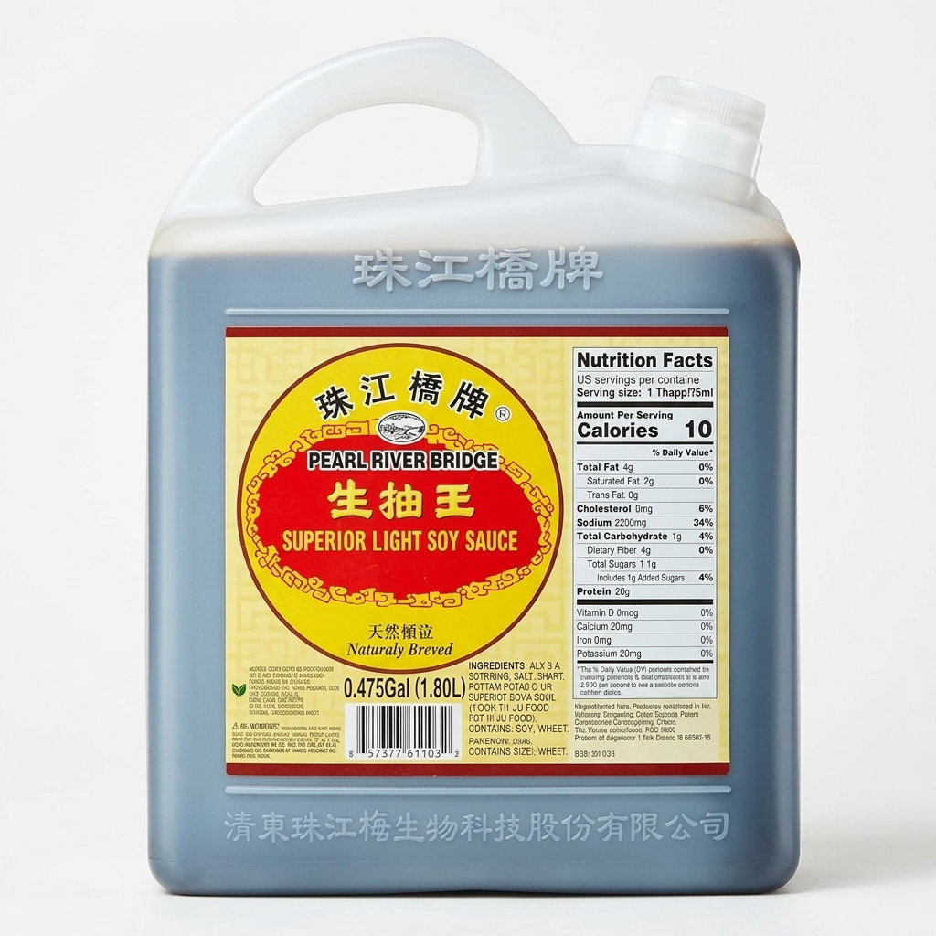 Salsa de Soya Ligera Pearl River garrafa de 1.8L