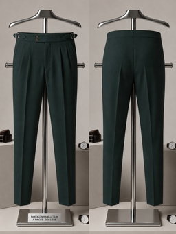PANTALONS HOMME VERT 