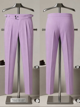 PANTALONS HOMME  VIOLET CLAIR 