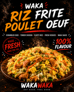 Riz Frite Poulet Oeuf