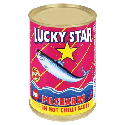 Lucky Star Pilchards in Hot Chilli Sauce 400g_0