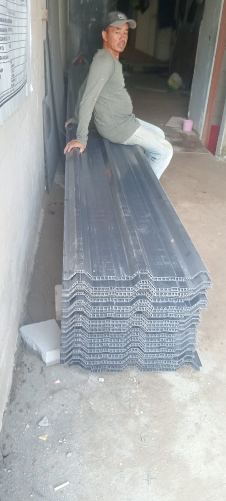 Roofingku 430 double layer upvc 15mm_4