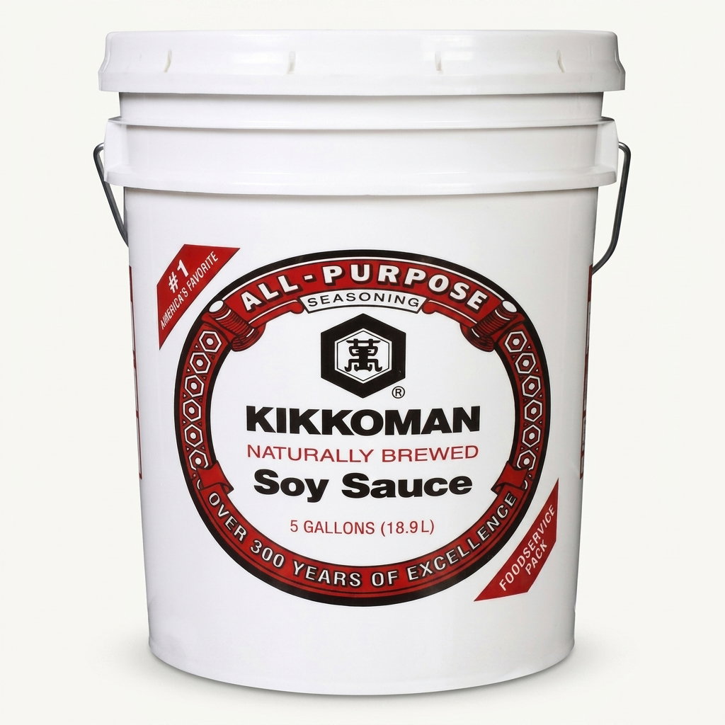 Salsa de Soya Kikkoman cubeta de 18.9L