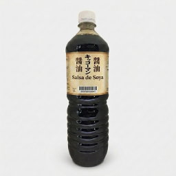 Salsa de Soya Kikkoman porcionada de 1L
