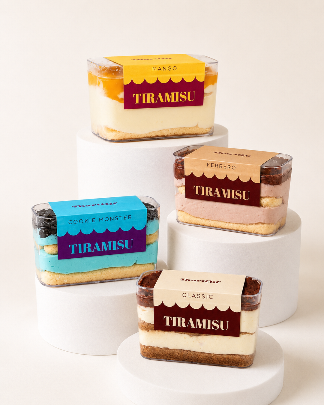 Assorted Tiramisu [FREE DELIVERY MIN. 6 PCS] 