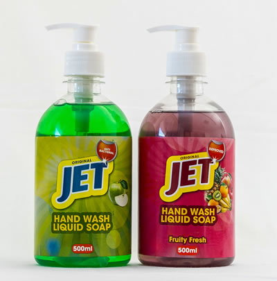 Jet Hand Wash Liquid Soap - 500ml, 12 Bottles in box