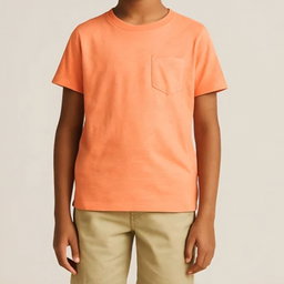 Minoti Boys T-Shirt | Neon Orange 