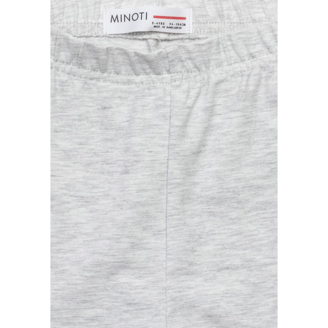 Minoti Girls Leggings | Plain Grey _1