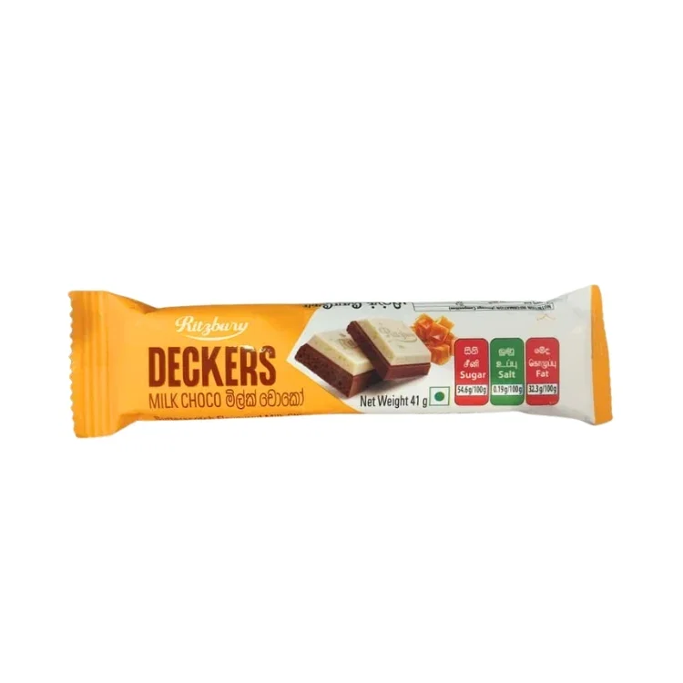 Ritzbury Deckers Milk Choco Butterscotch 41G