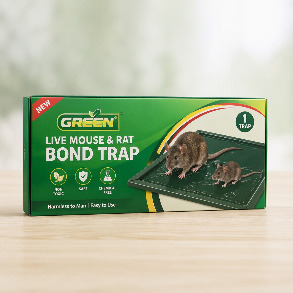 Green Live Mouse And Rat Bond Trap 1'S
