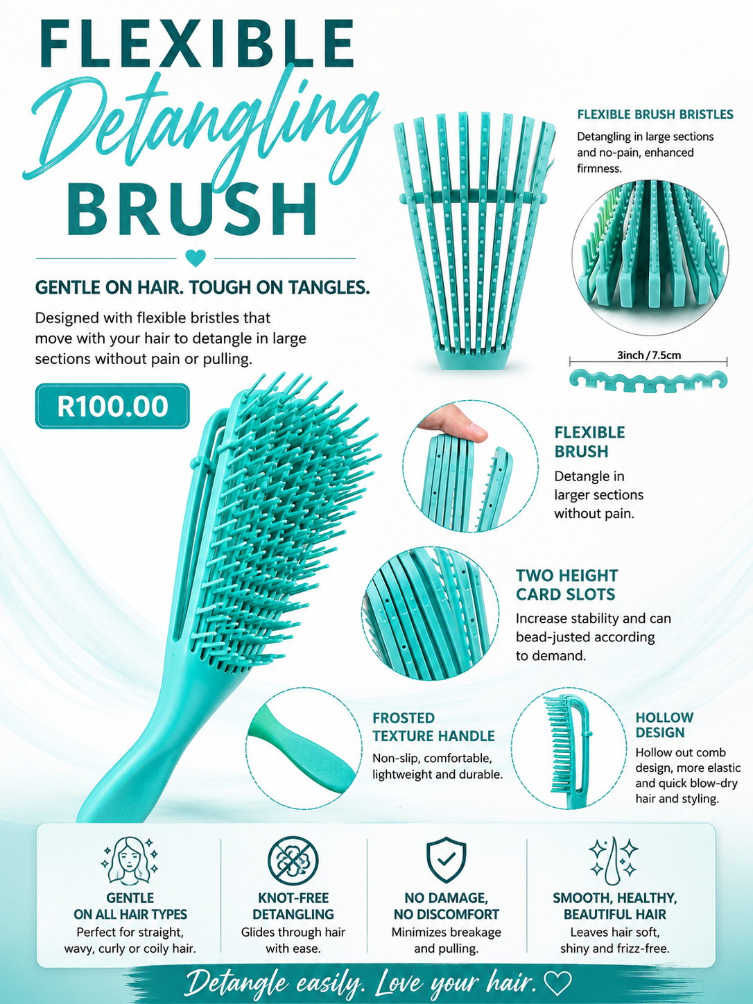 Flexible Detangling Brush
