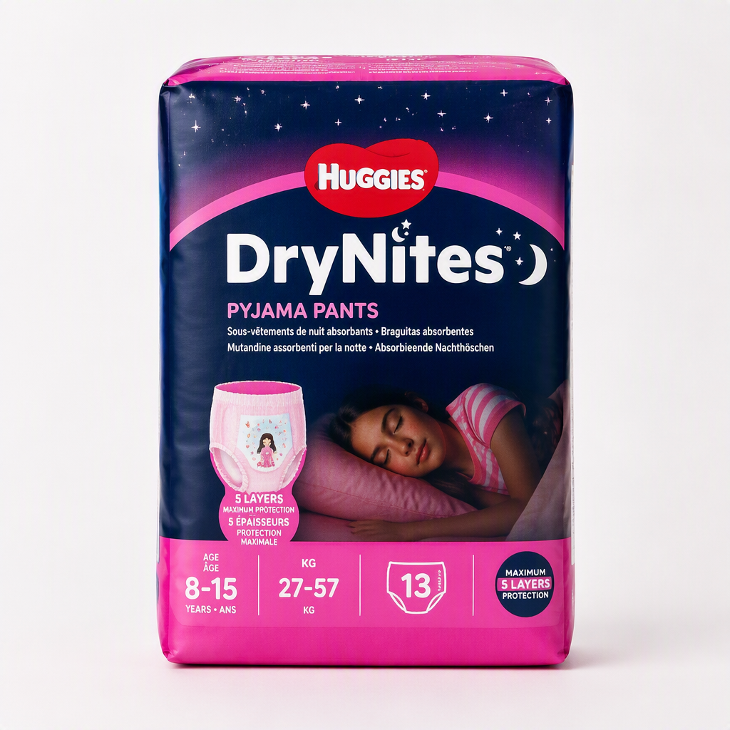 Huggies Pampers Drynites Pink 8-15yo 13'S_0