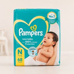 Pampers Nappies N2 3-6kg 68'S