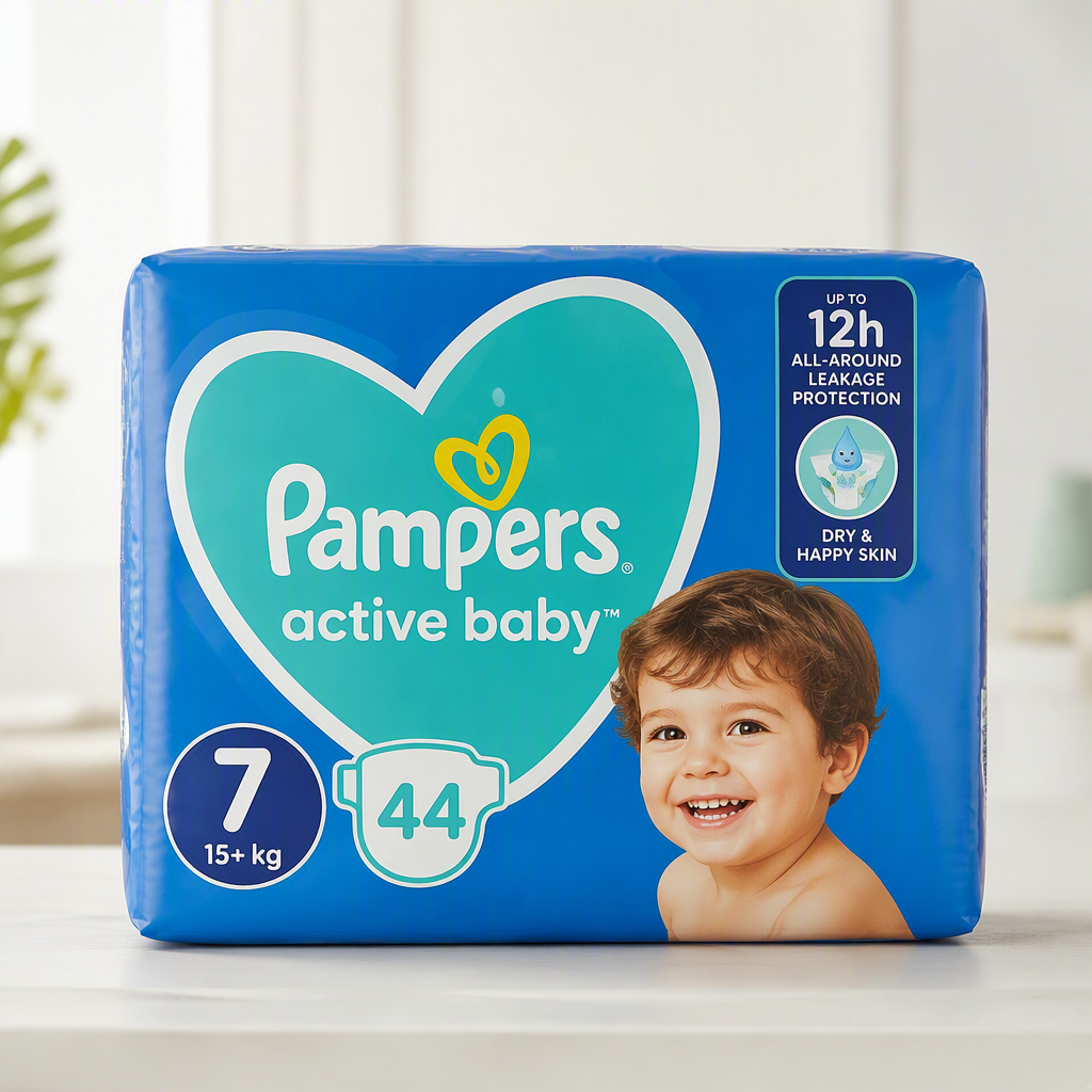 Pampers Active Baby N°7 15+Kg 44'S