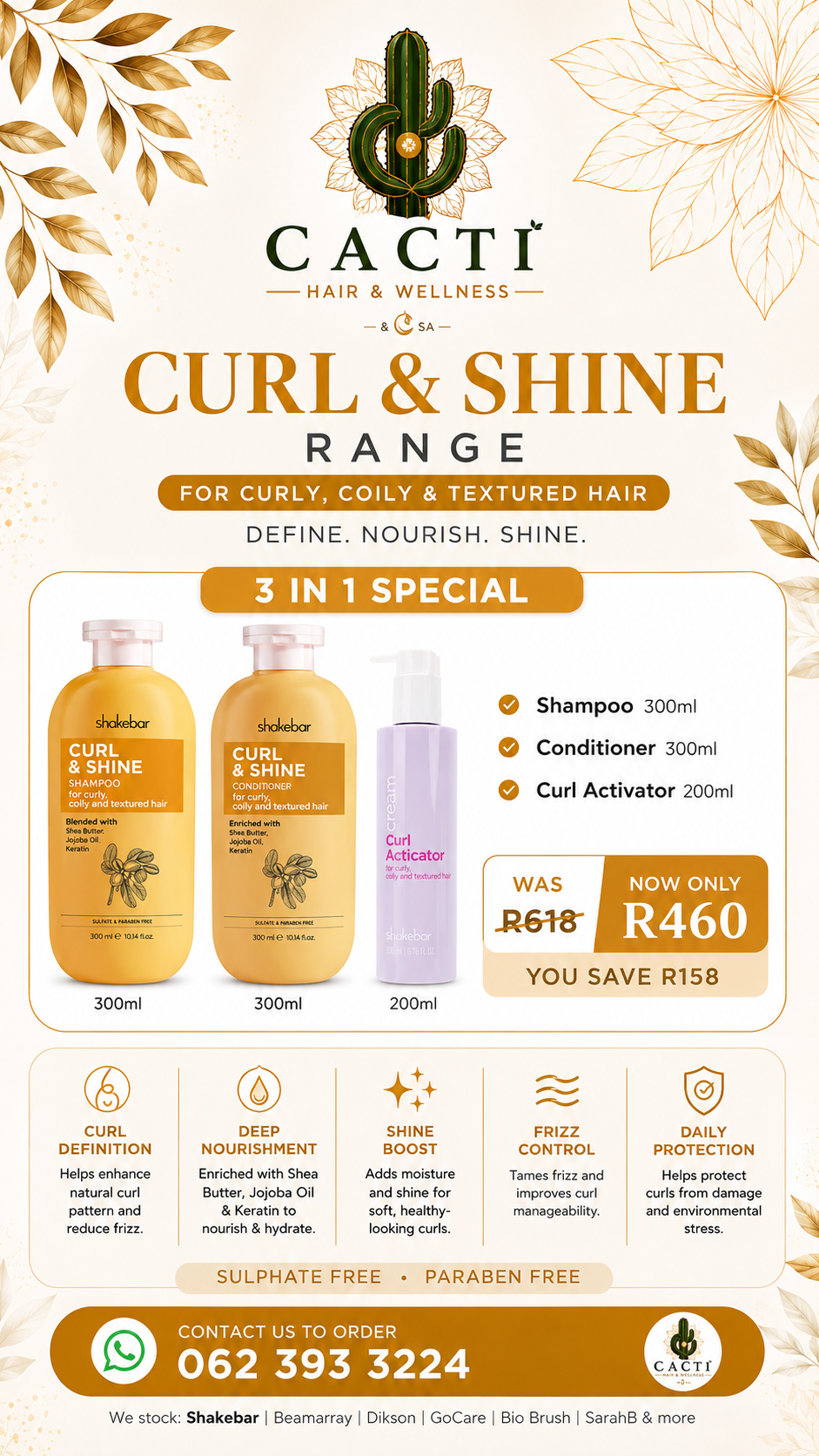 Shakebar Curl & Shine