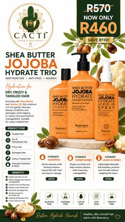 Beamarry Shea Butter Jojoba Hydrate Trio