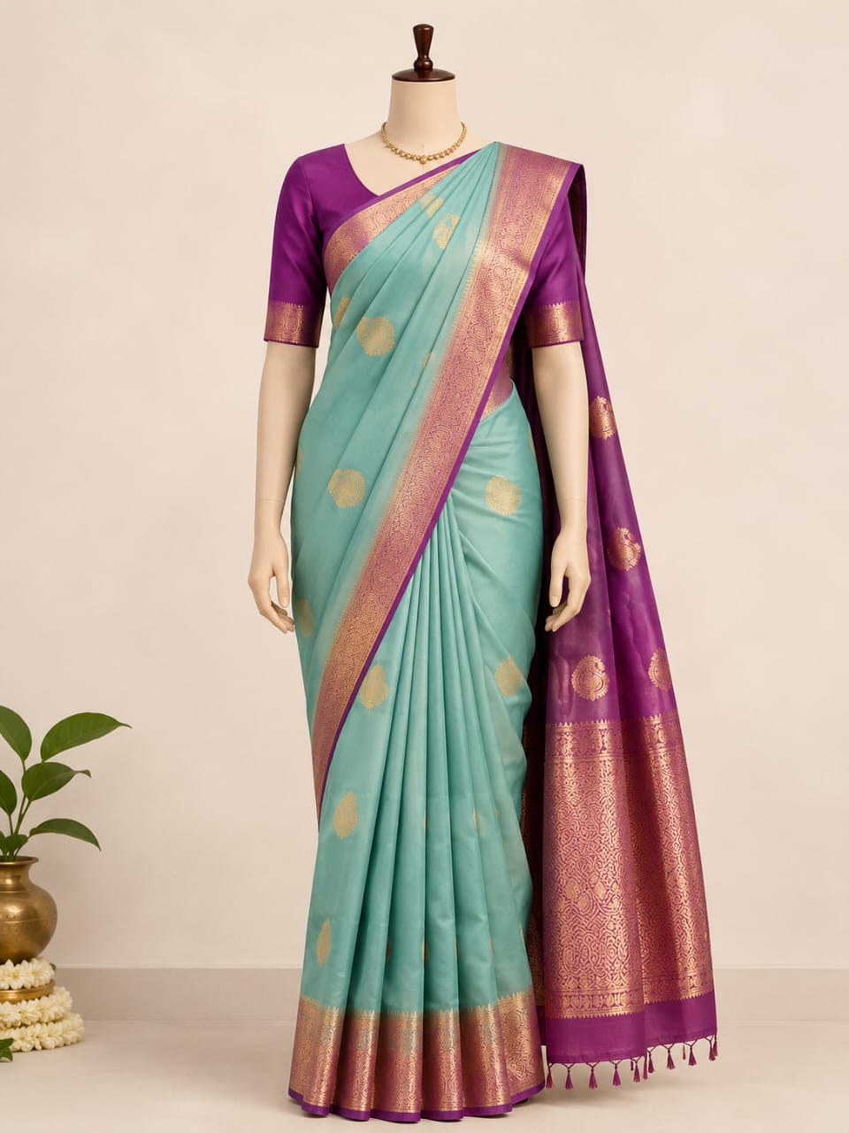 Kanchipuram soft silk sarees _0