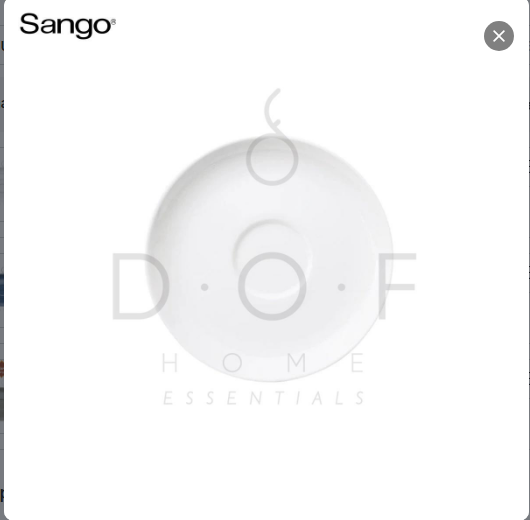SANGO ORA CAPPUCCINO/TEA/COFFEE SAUCER 17CM PIRING TATAKAN KERAMIK PREMIUM_0