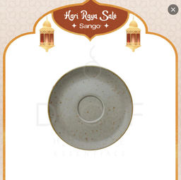 SANGO ORA CAPPUCCINO/TEA/COFFEE SAUCER 17CM PIRING TATAKAN KERAMIK PREMIUM