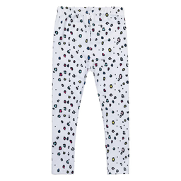 Minoti Girls Leggings | White Patterned 