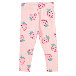 Minoti Girls Leggings | Pink Strawberry 