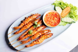 បង្គា​ស្រស់​អាំង​អំបិល​ម្ទេស 