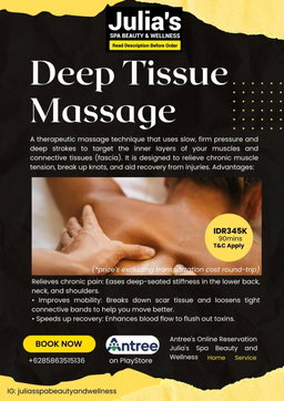 Deep Tissue Massage 90mins 345K