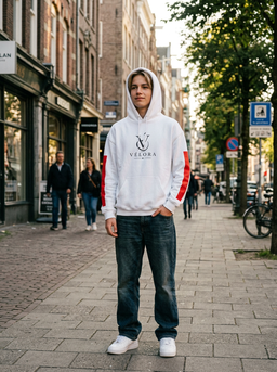 VÉLORA. Unisex hoodie