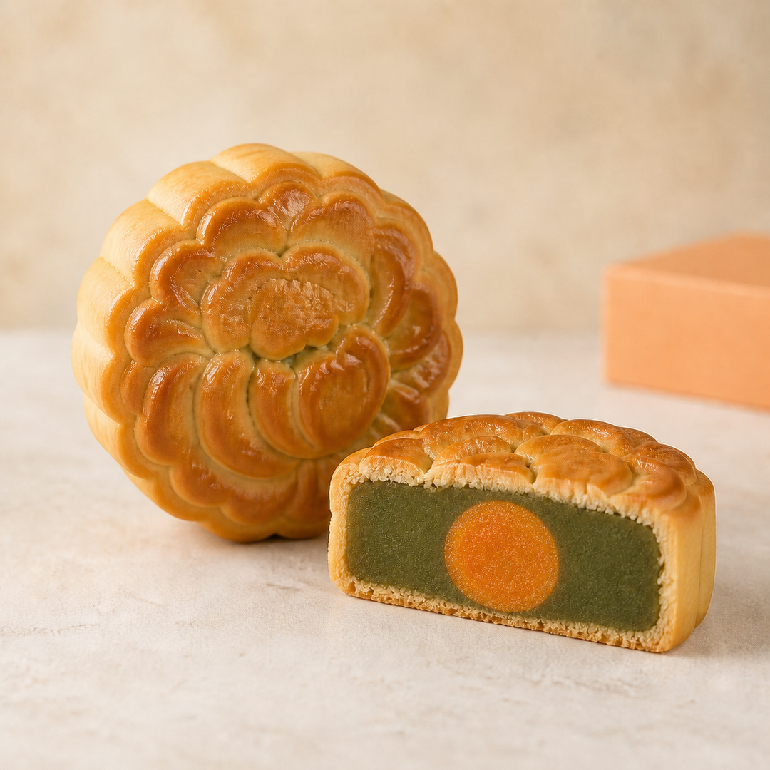 Green Tea Lotus with Single Yolk