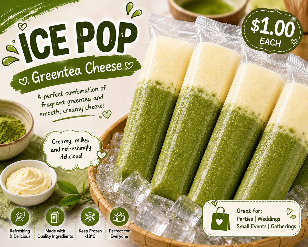 Ice pop - Greentea Cheese