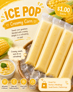 Ice pop - Creamy Corn