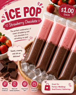 Ice Pop - Strawberry Chocolate