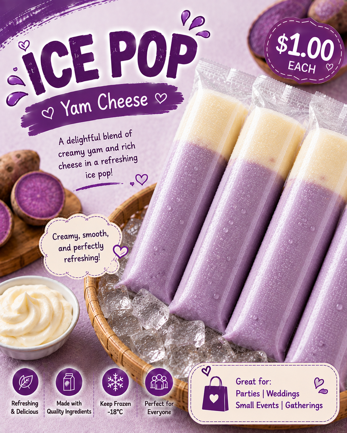 Ice pop - Yam Cheese _0