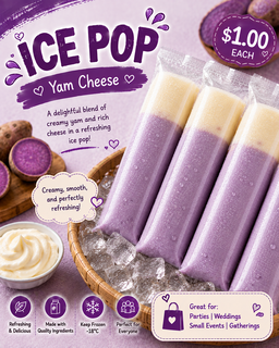Ice pop - Yam Cheese 