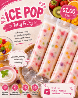 Ice Pop - Tutty Fruity