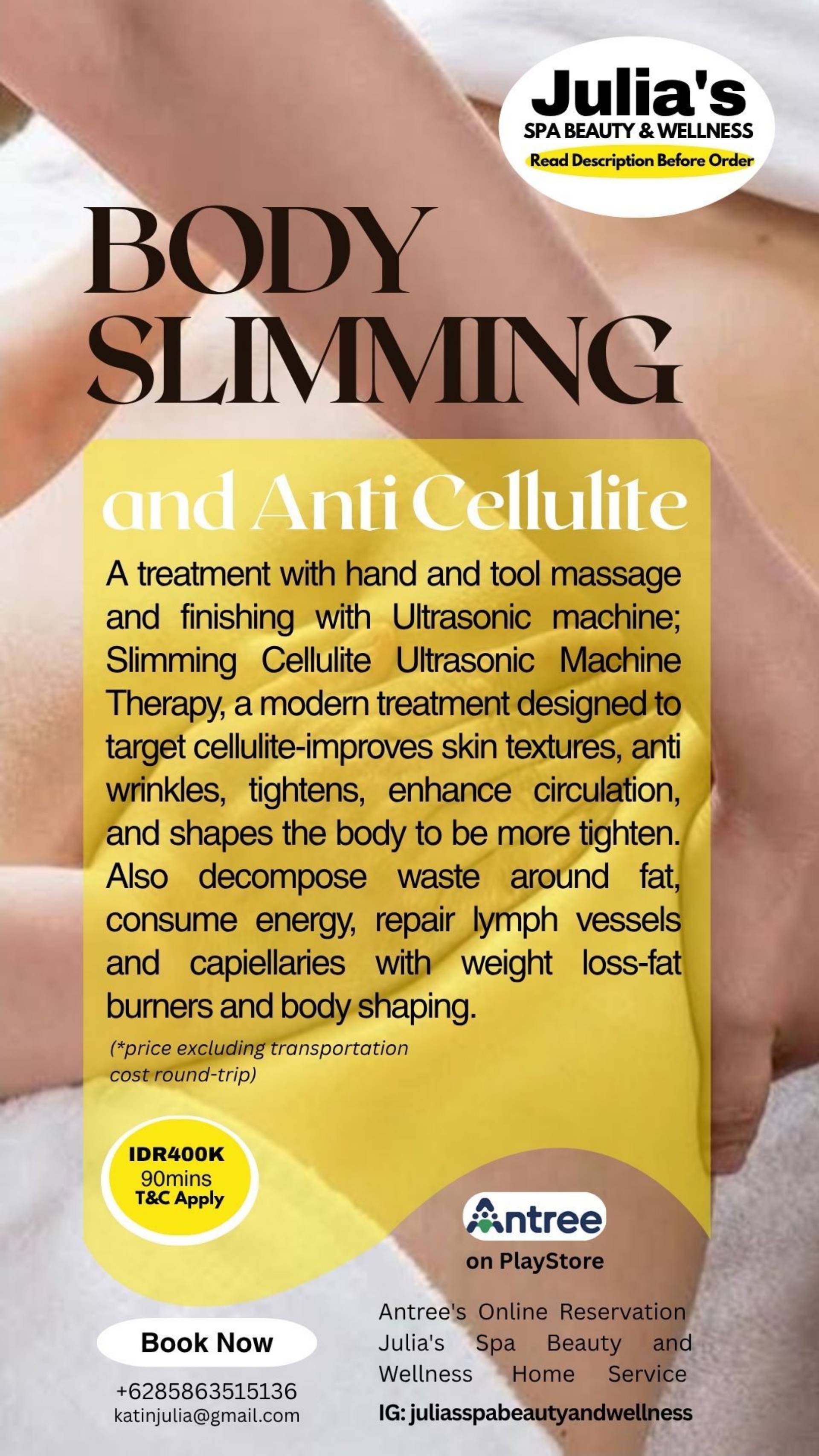 Body Slimming and Anti Cellulite 90mins 400K_0