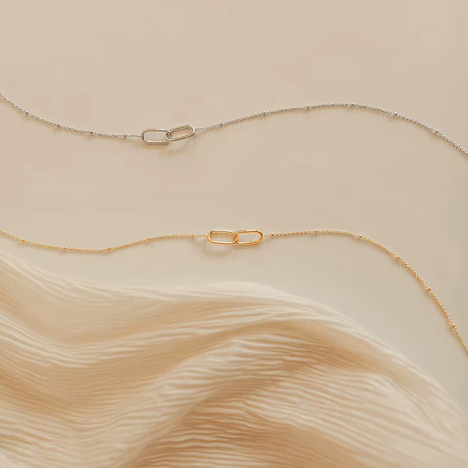 The Link Necklace in Silver