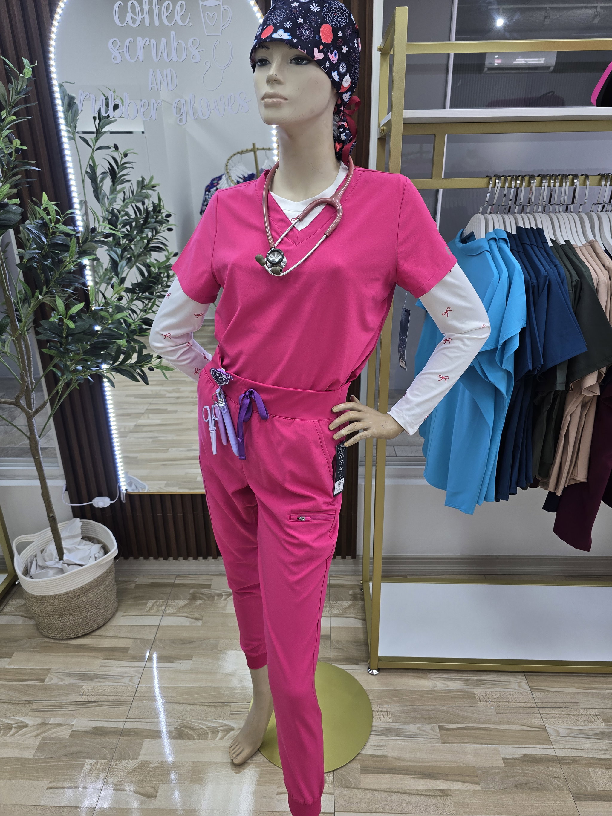 Reactive Pink Easy Stretch Jogger Pant_0