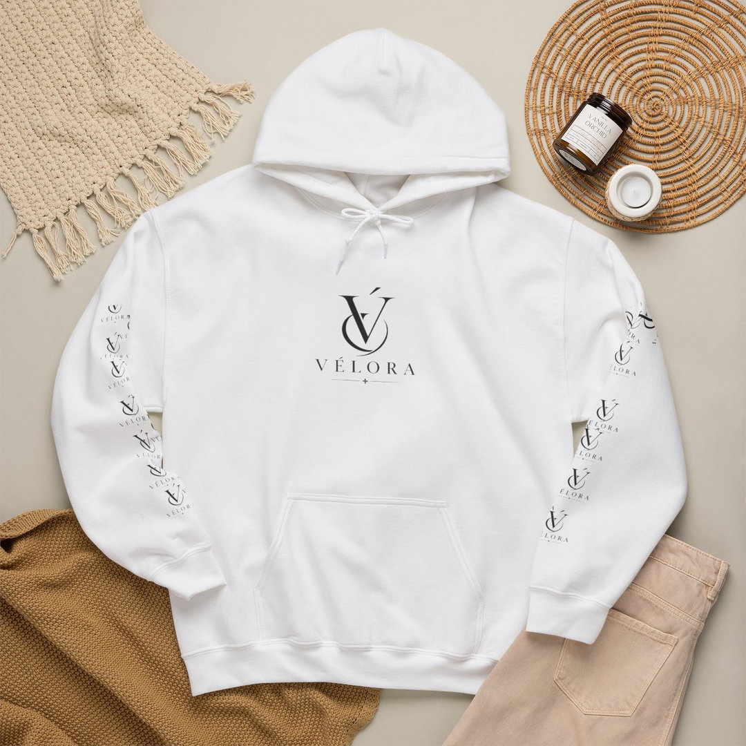 VÉLORA. Full Zip Hooded Sweatshirt