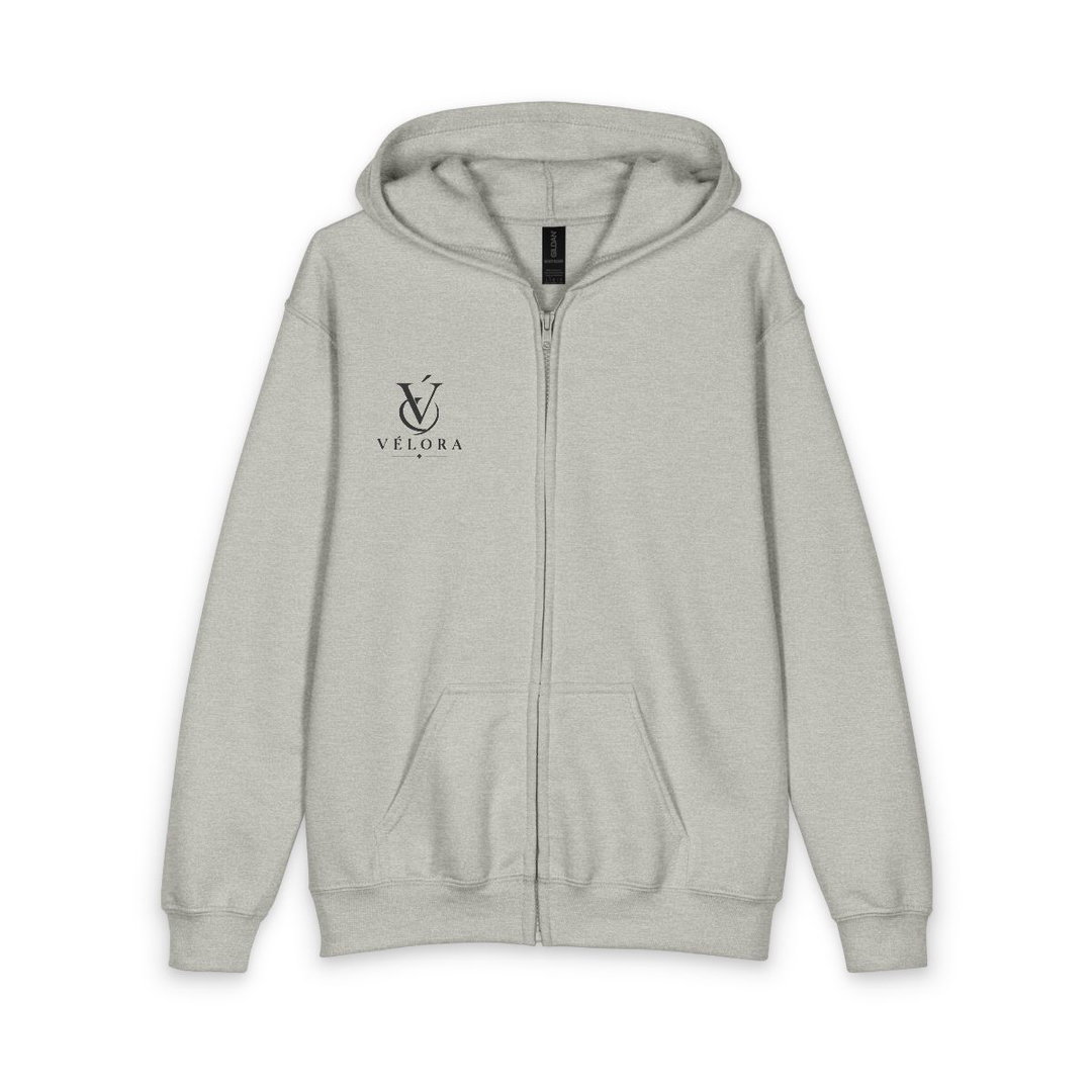 Youth Heavy Blend Zipped Hoodie