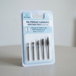 RA fresas carburo vastago pk/5 (2-4-6-8)