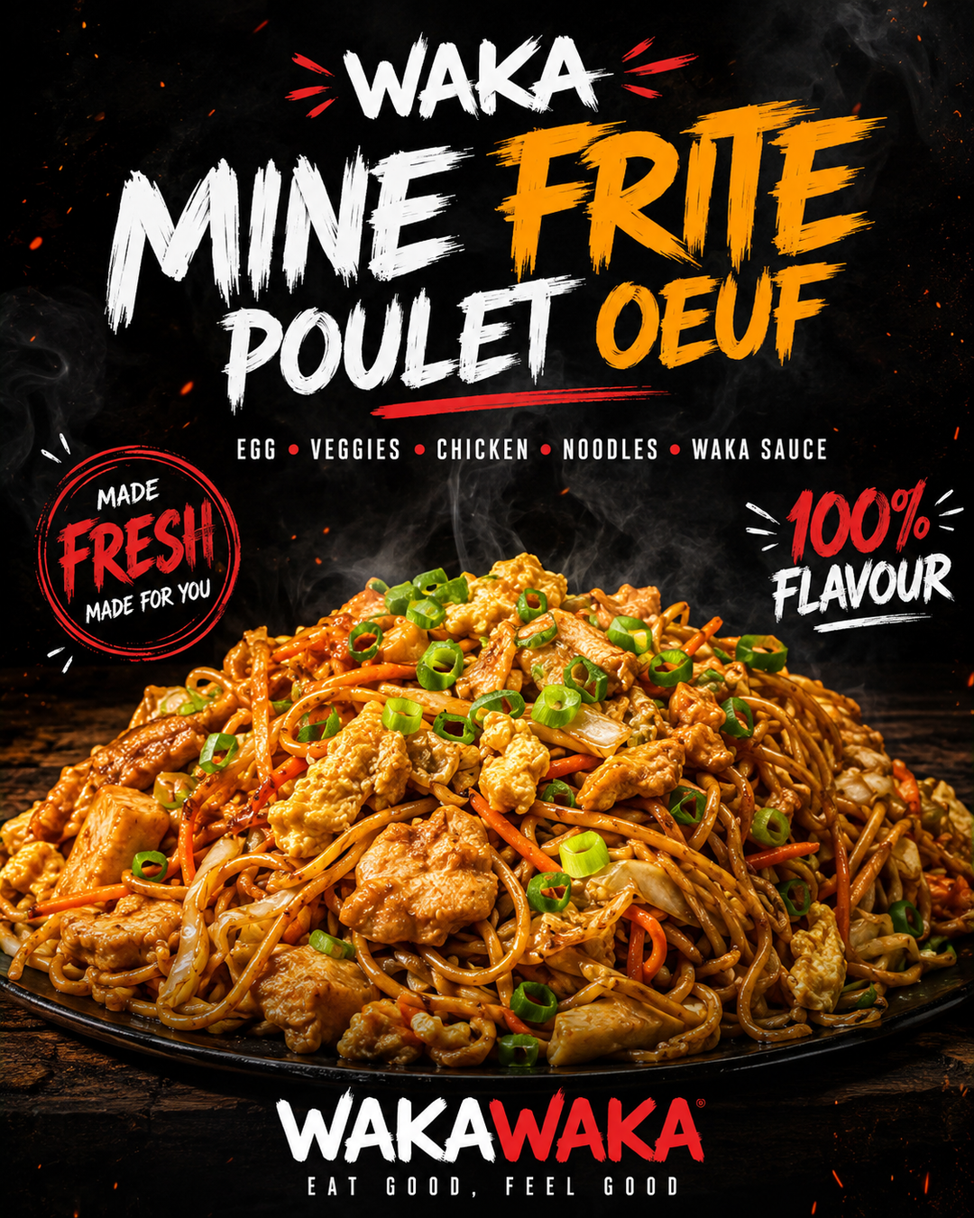 Mine Frite Poulet Oeuf