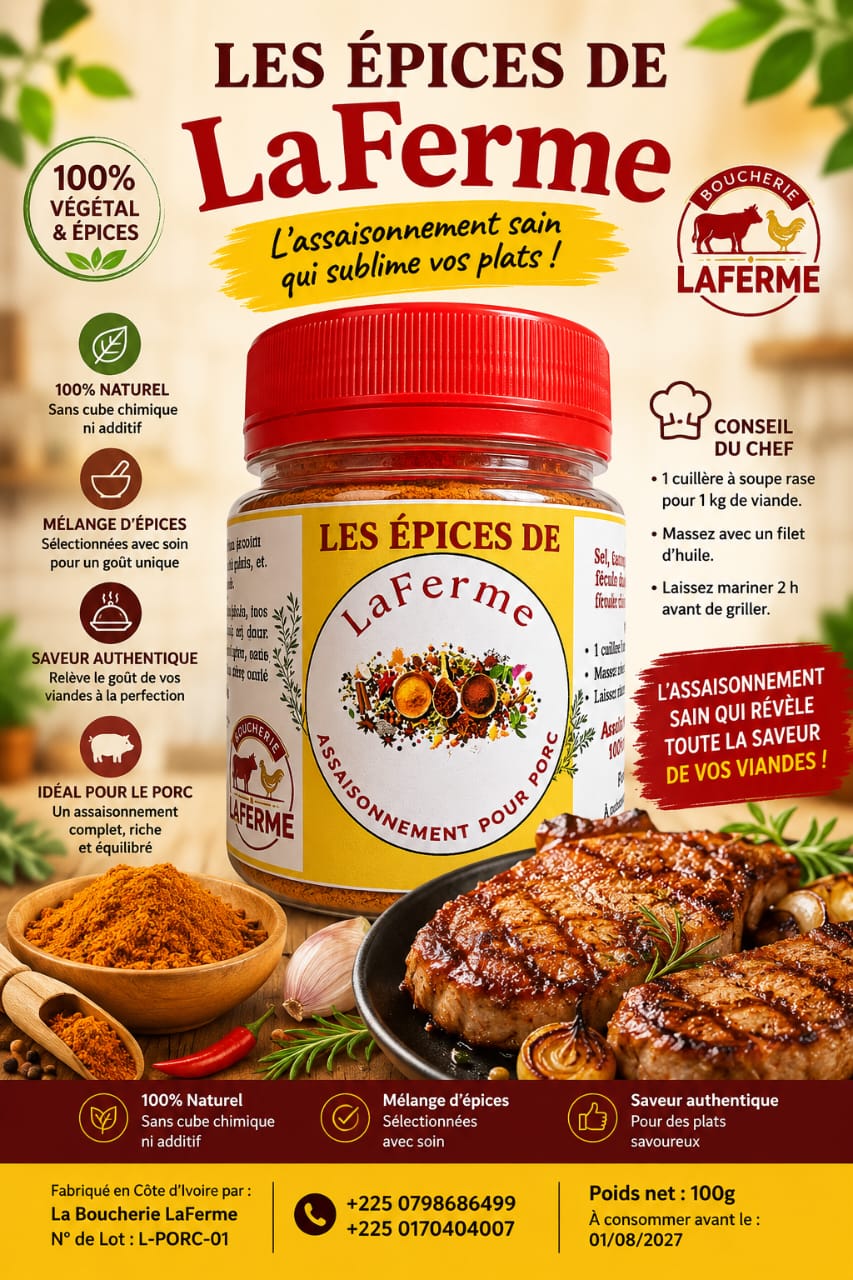 Assaisonnement Porc