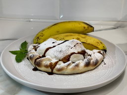 PIZZA NUTELLA (CALZONE) DE BANANO 