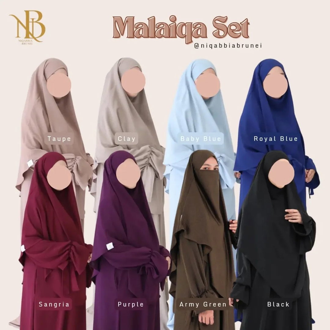 Malaiqa Abaya Set | READY STOCK