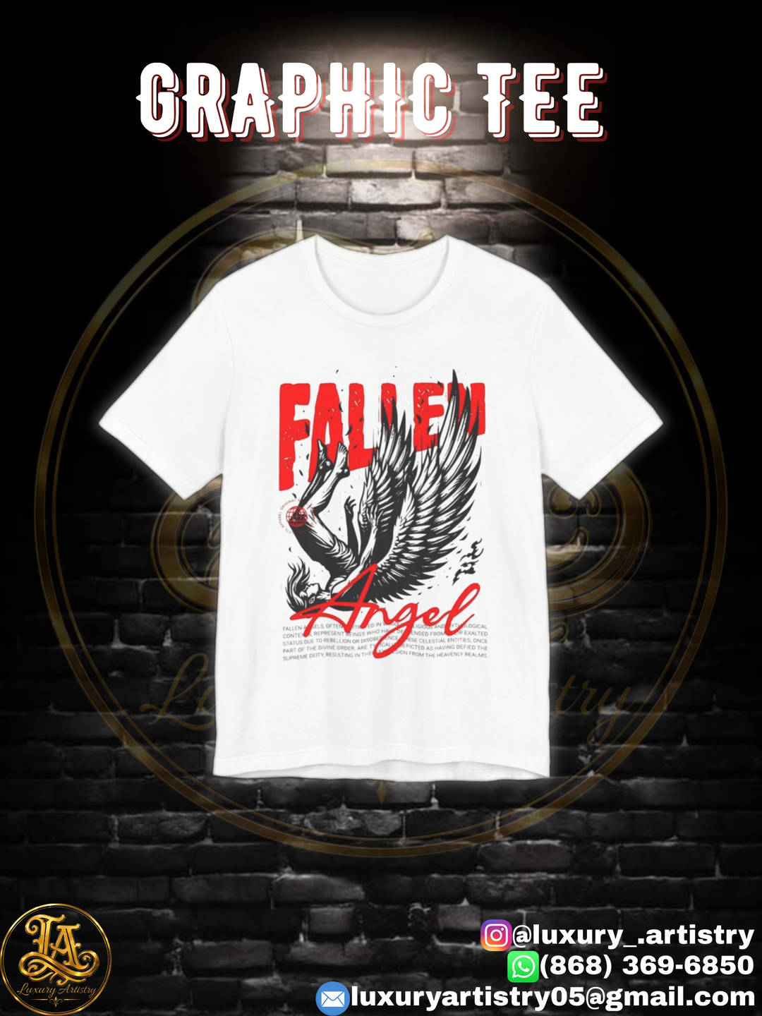 "FALLEN ANGEL" Graphic Tee